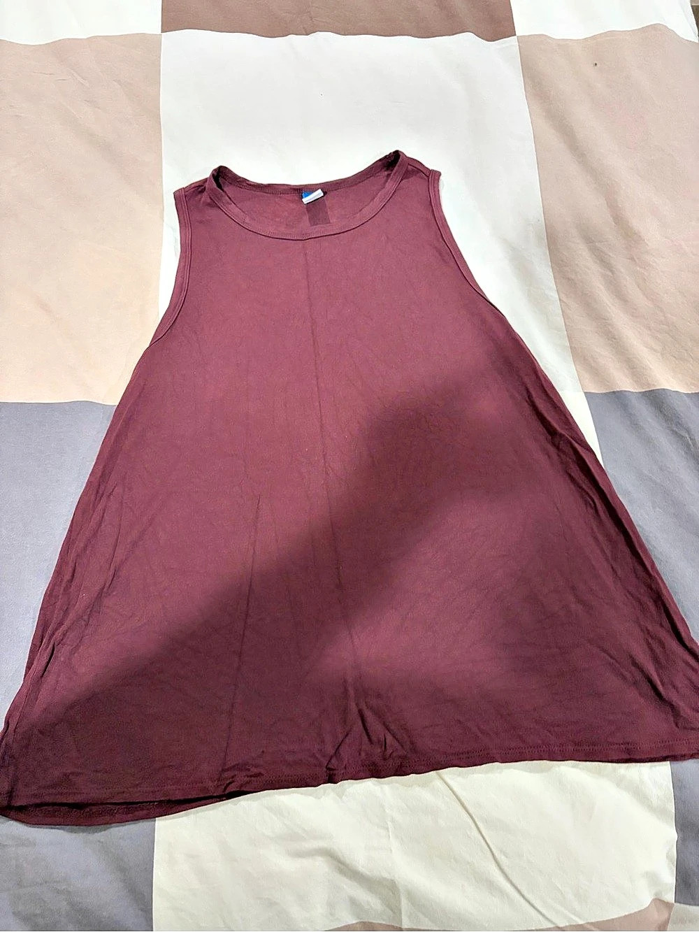 Old Navy Luxe Swing Tank Sleeveless Top in Purple Size Small
